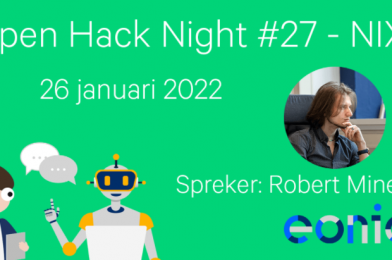 Eonics Hack Night: Robots bouwen met NIXZ